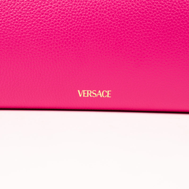 Versace Pink Leather WOC Crossbody with Gold Chain GHW