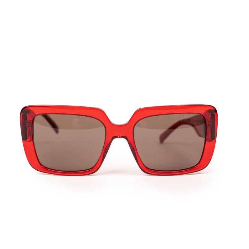 Versace 4394B Red Acetate Sunglasses
