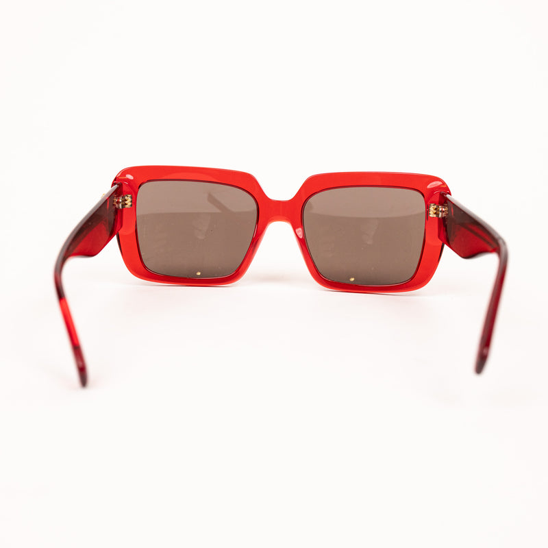 Versace 4394B Red Acetate Sunglasses