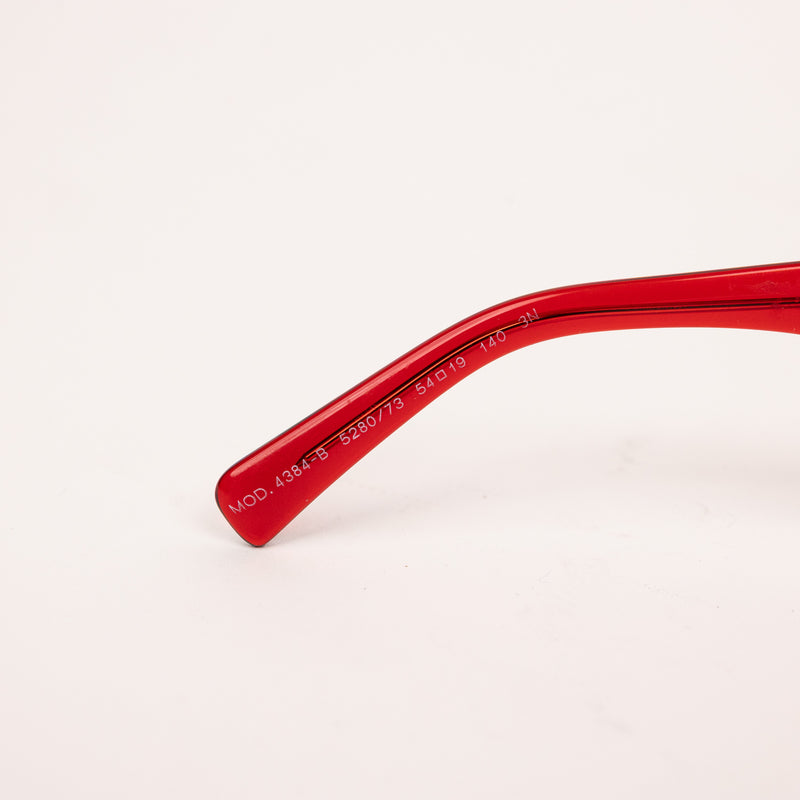 Versace 4394B Red Acetate Sunglasses