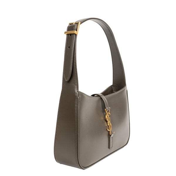 Saint Laurent YSL Olive Green Smooth Leather Le 5 À 7 Hobo Bag