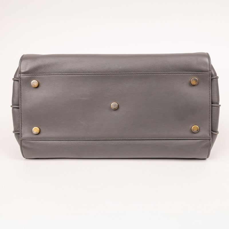 YSL Sac De Jour Bag Calfskin Small Gray