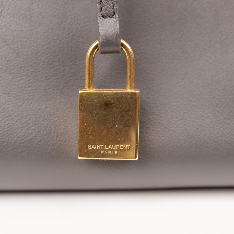 YSL Sac De Jour Bag Calfskin Small Gray