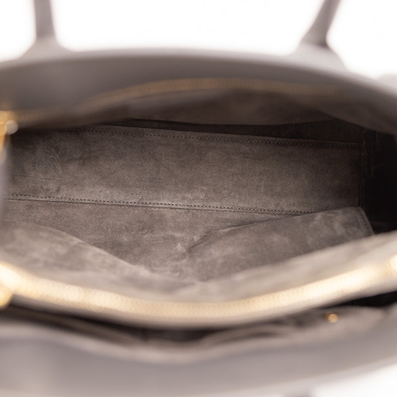 YSL Sac De Jour Bag Calfskin Small Gray