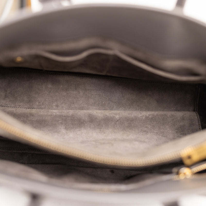 YSL Sac De Jour Bag Calfskin Small Gray