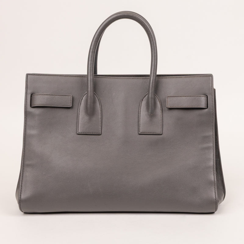 YSL Sac De Jour Bag Calfskin Small Gray