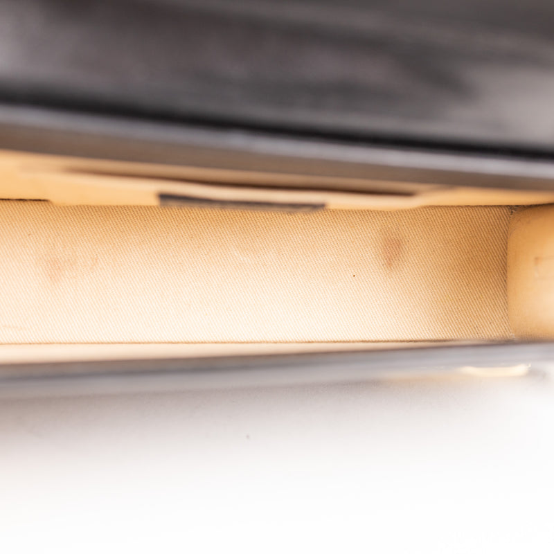 Jacquemus Black Leather Solid Le Long Chiquito Crossbody Bag