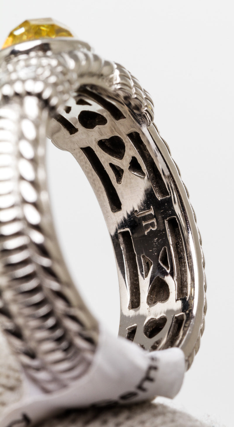 Judith Ripka Pave Gemstone Ring