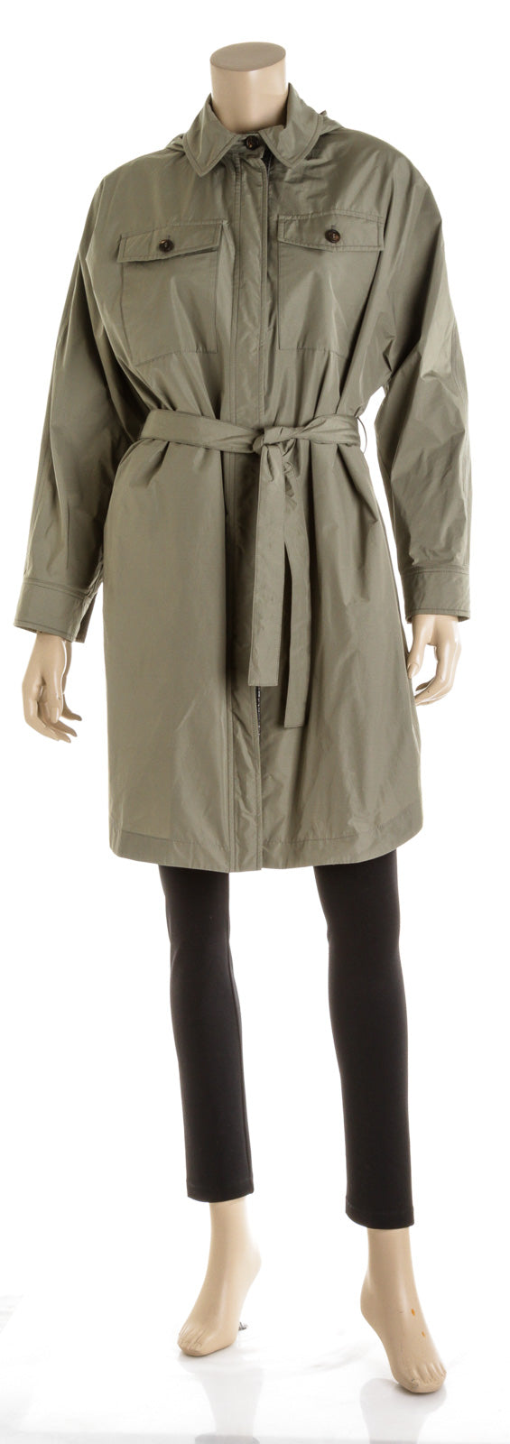 Brunello Cucinelli Green Water Resistant Rain Jacket ( Size 40 )