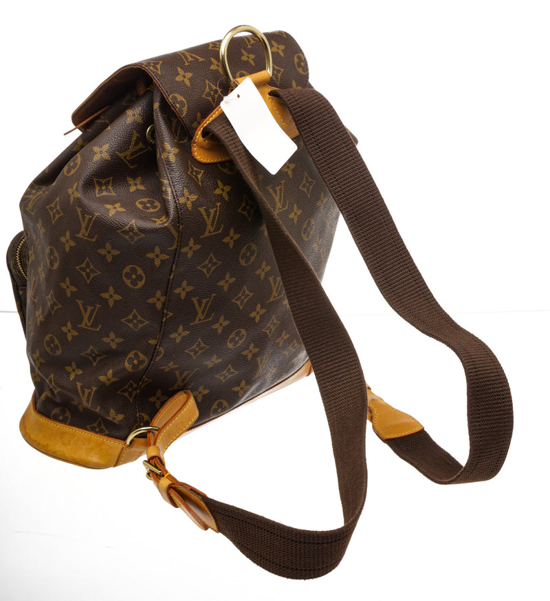 Louis Vuitton Brown Monogram Montsouris MM Backpack