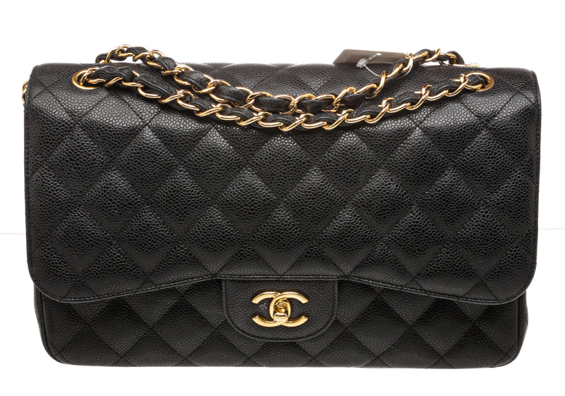 Chanel double flap medium caviar gold hardware Outlet