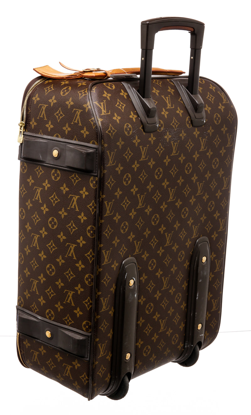 Louis Vuitton Virgil Abloh NIGO Brown Monogram Stripes Coated Canvas Duck  Horizon 55 Suitcase 2021 Available For Immediate Sale At Sothebys