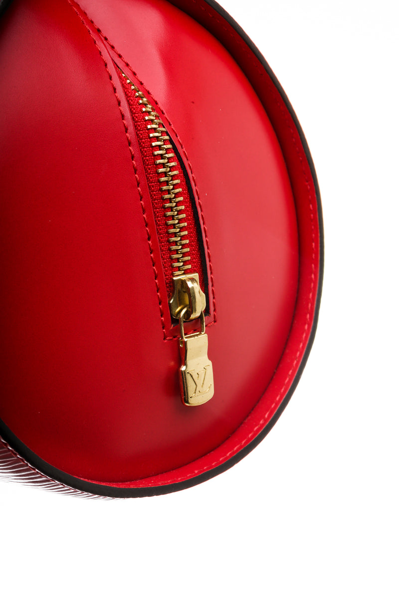 Louis Vuitton Red Epi Leather Soufflot Handbag