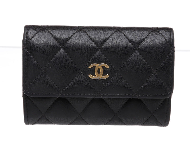 Lambskin chanel card holder Clearance