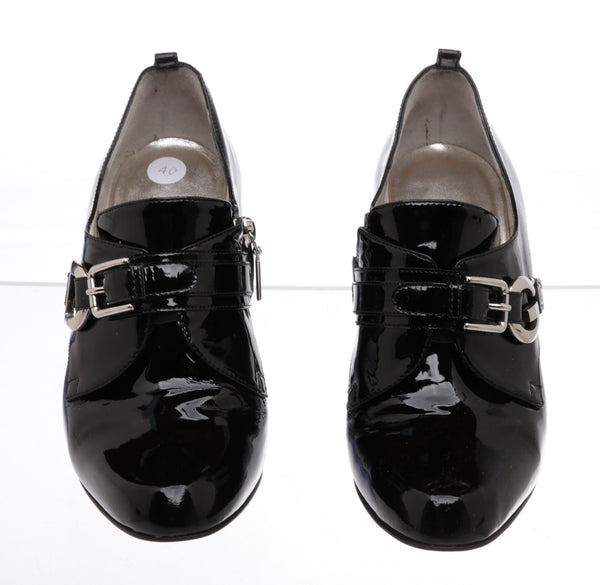 Dolce & Gabbana Black Patent Loafers Size 40