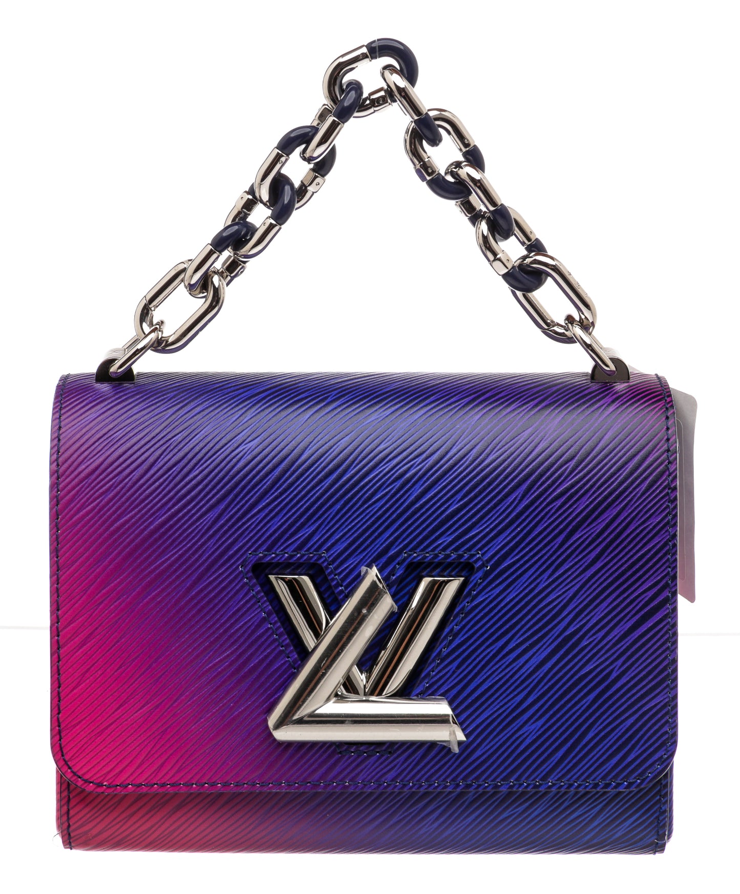 Louis Vuitton Pink Purple & Blue Gradient Epi Leather PM Twist Shoulder Bag