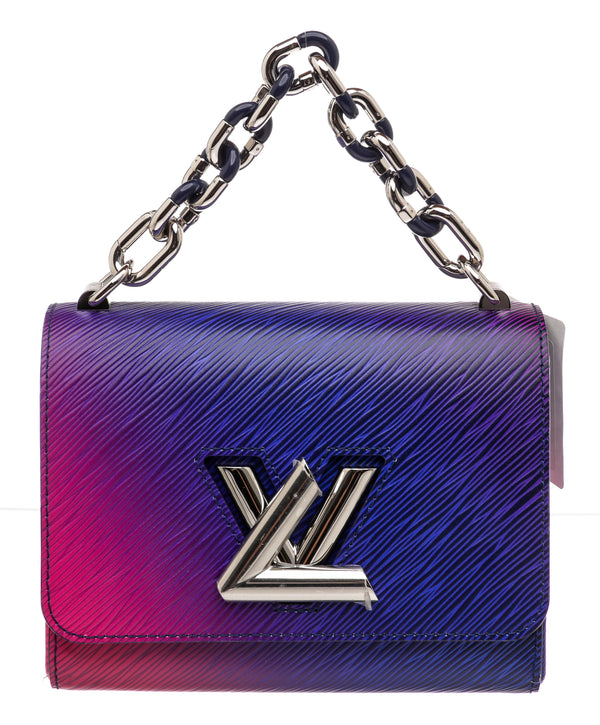 Louis Vuitton Pink Purple & Blue Gradient Epi Leather PM Twist Shoulder Bag
