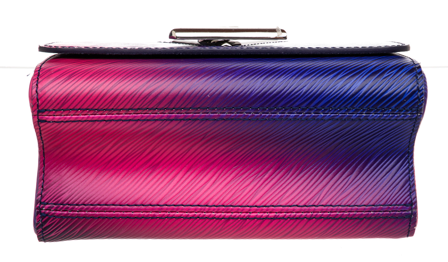 Louis Vuitton Pink Purple & Blue Gradient Epi Leather PM Twist Shoulder Bag